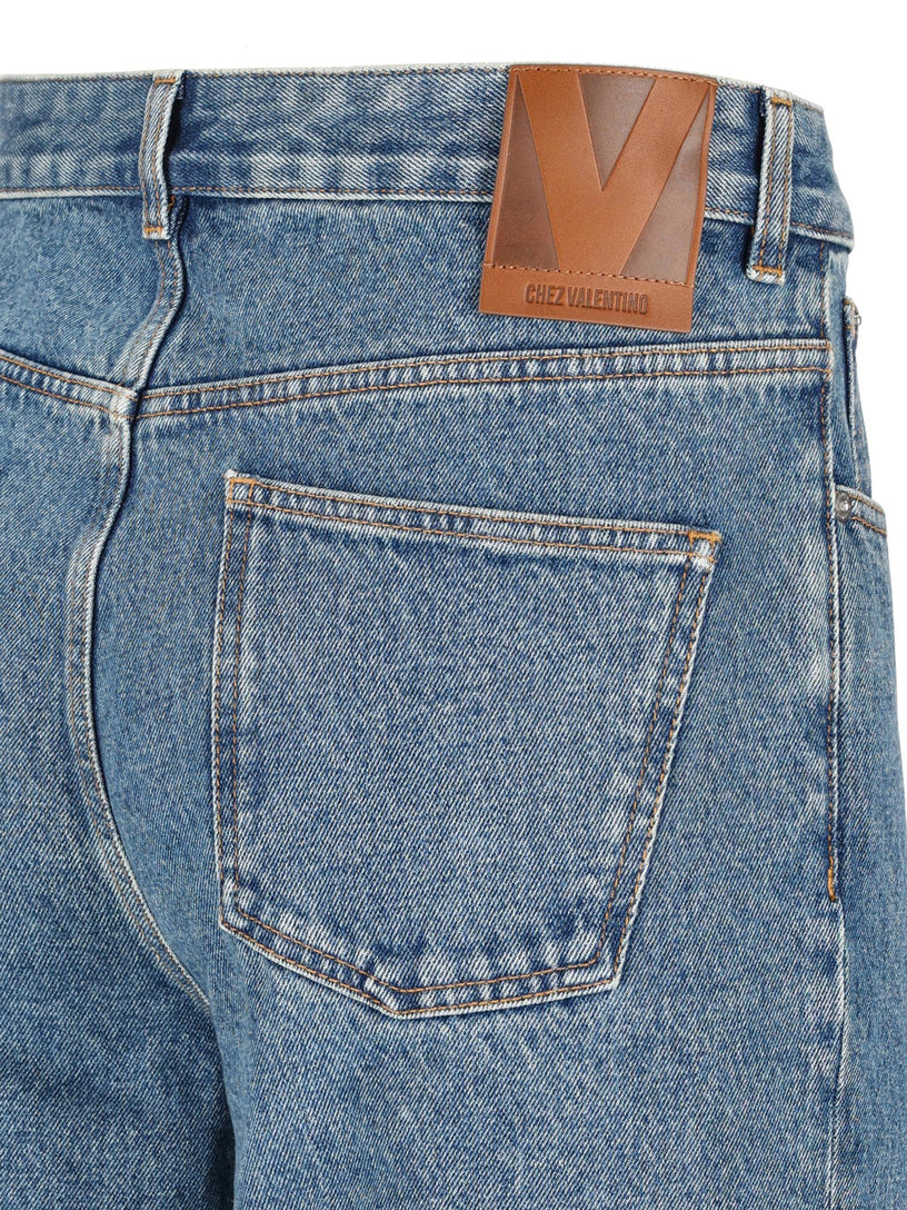 Jeans with metal details