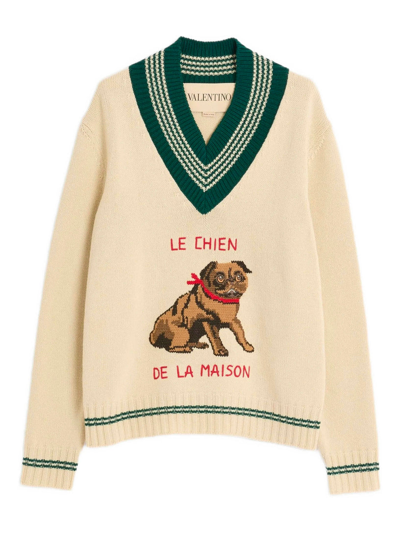Le Chien De La Maison Jacquard Jumper
