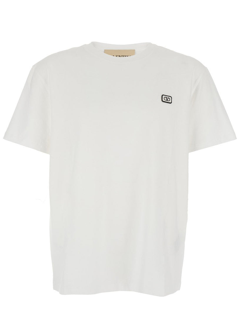 T-shirt with VLogo patch