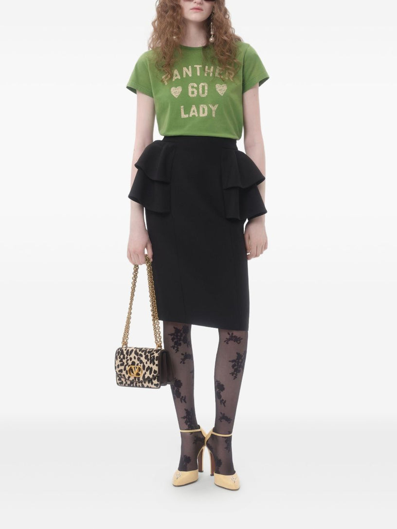 Small shoulder bag in pony-effect calfskin