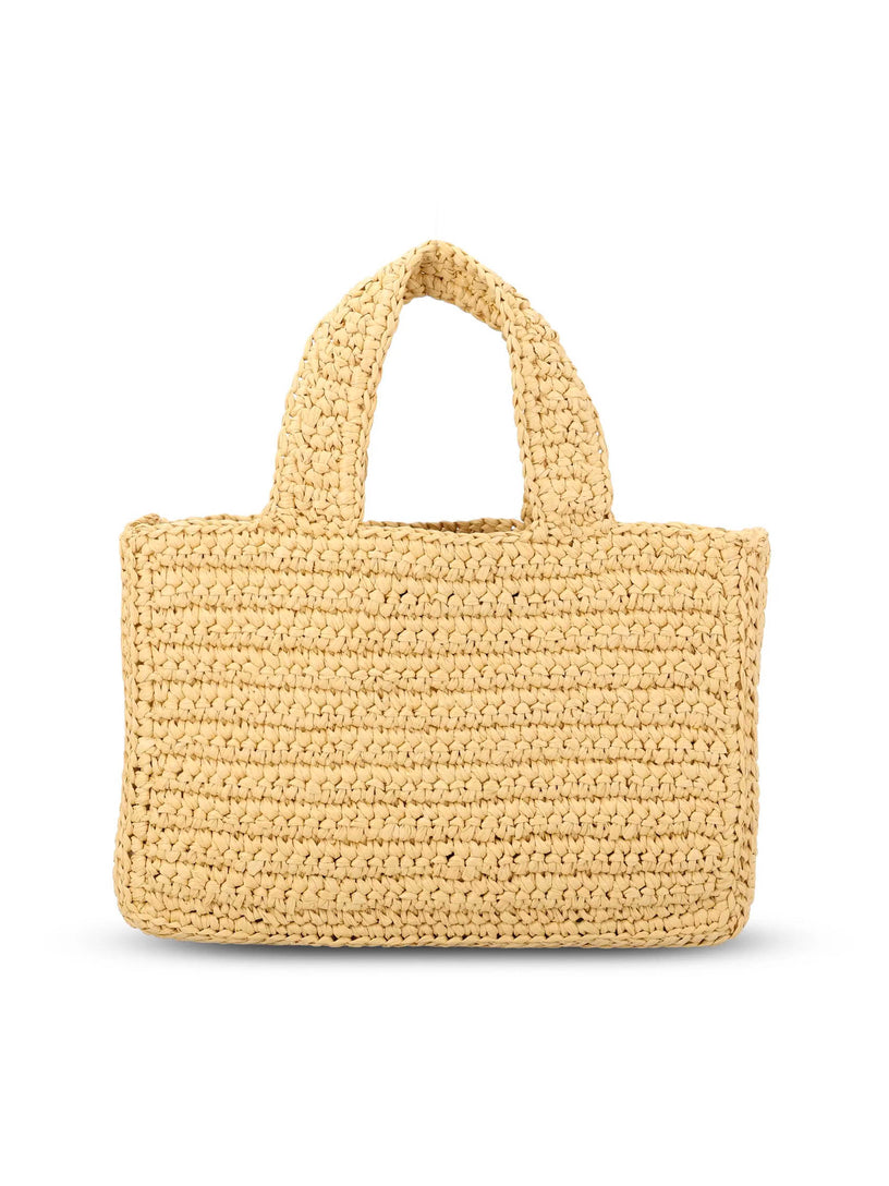 Viva Superstar Small Woven Raffia Bag