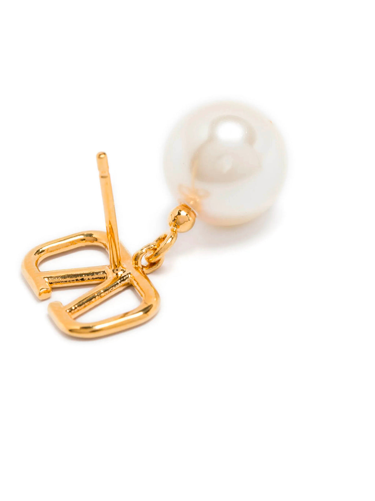 VLogo Signature metal earrings