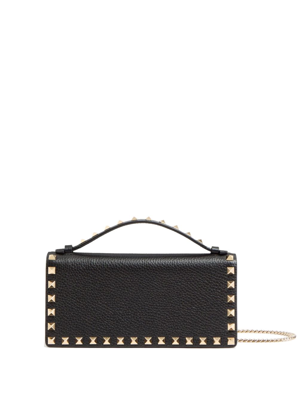 Rockstud wallet with chain