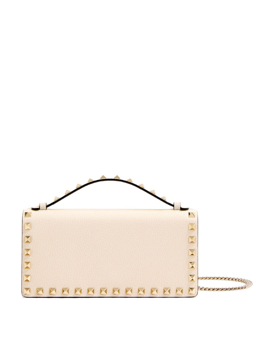 Rockstud wallet with chain