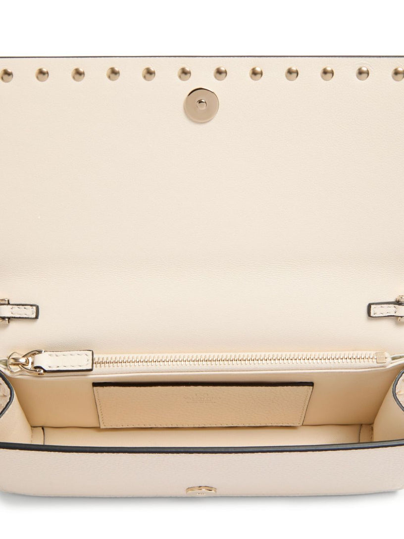 Rockstud wallet with chain