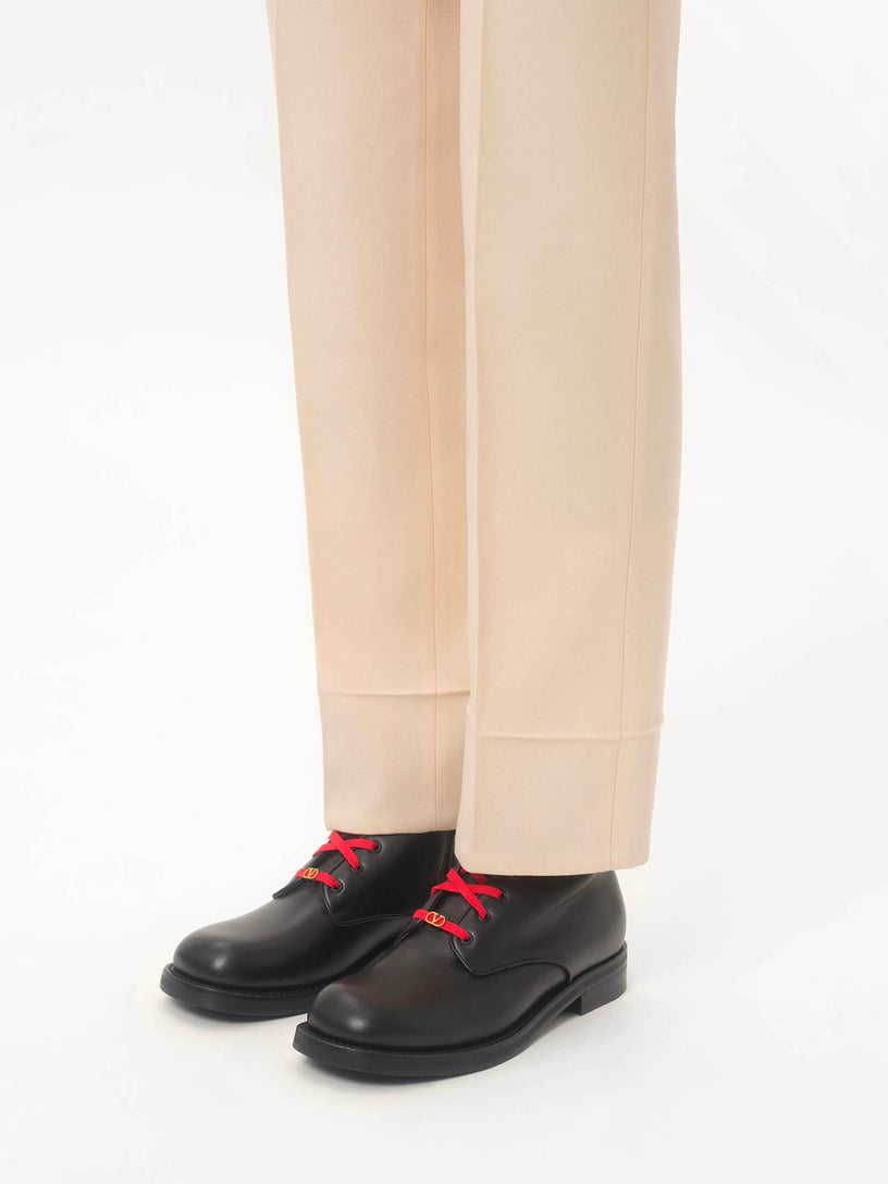 Calfskin ankle boots