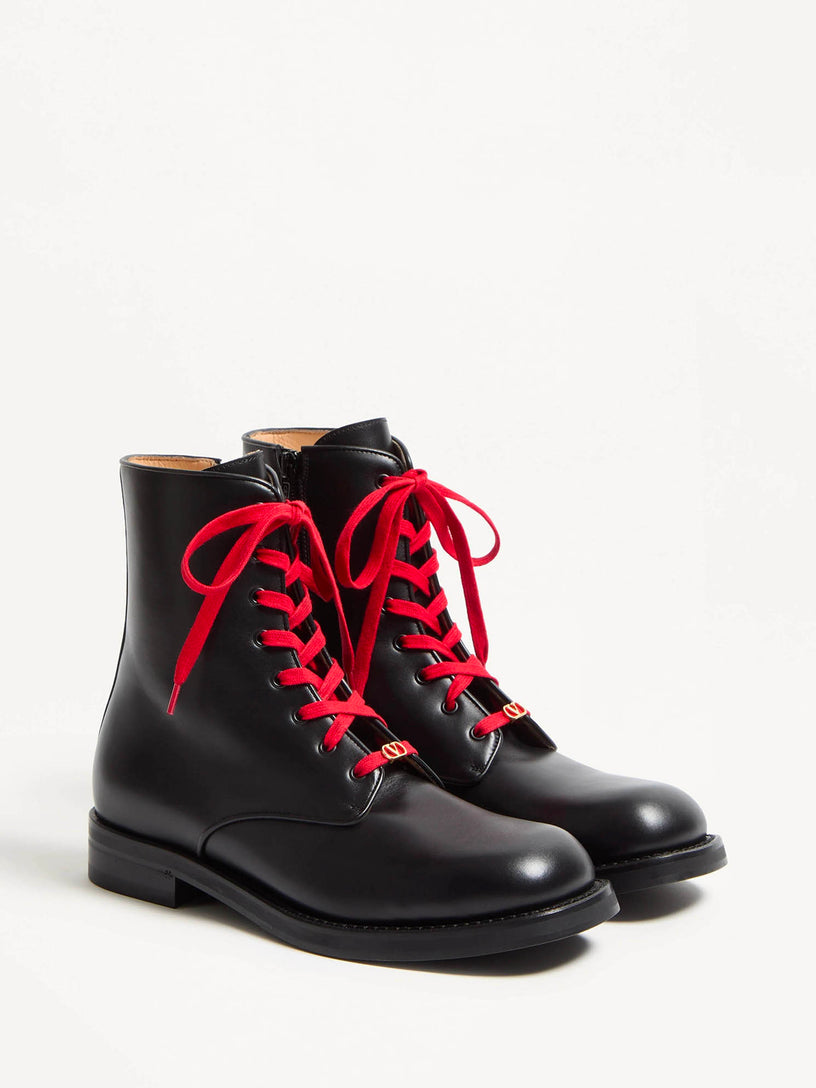 Calfskin ankle boots