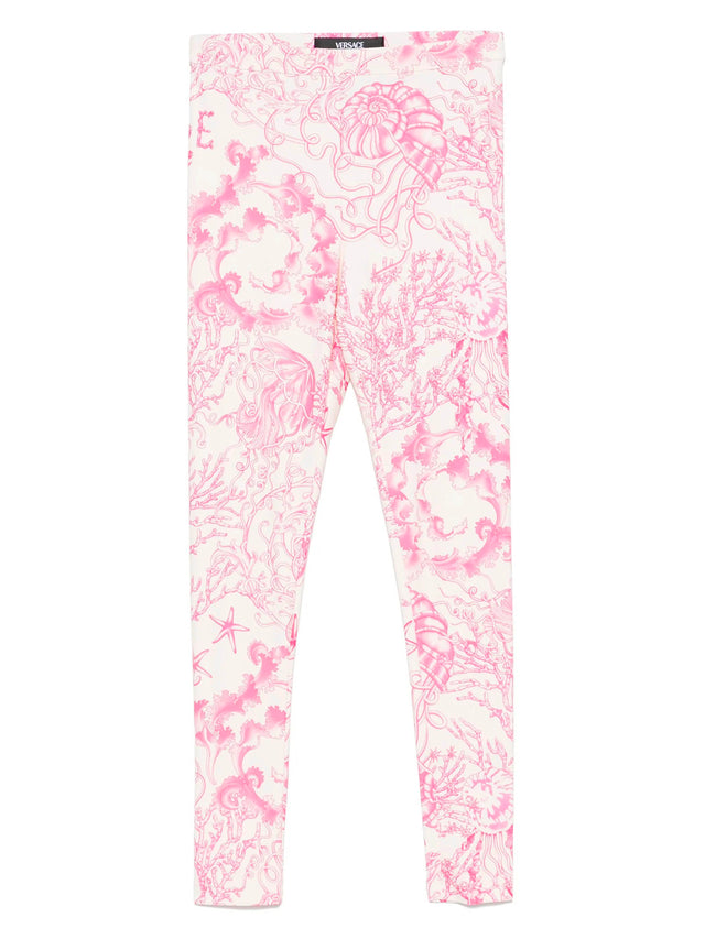 Baroque Underwater Lycra Leggings