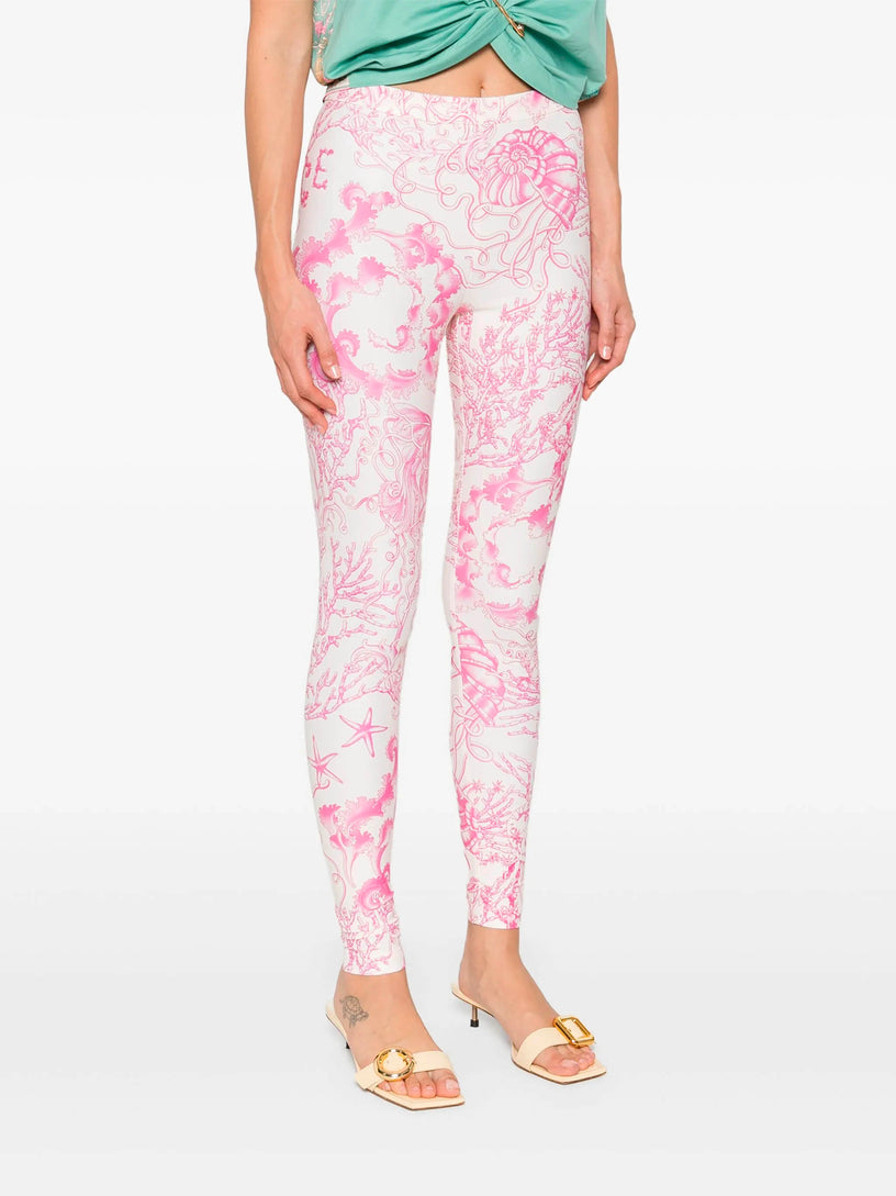 Baroque Underwater Lycra Leggings