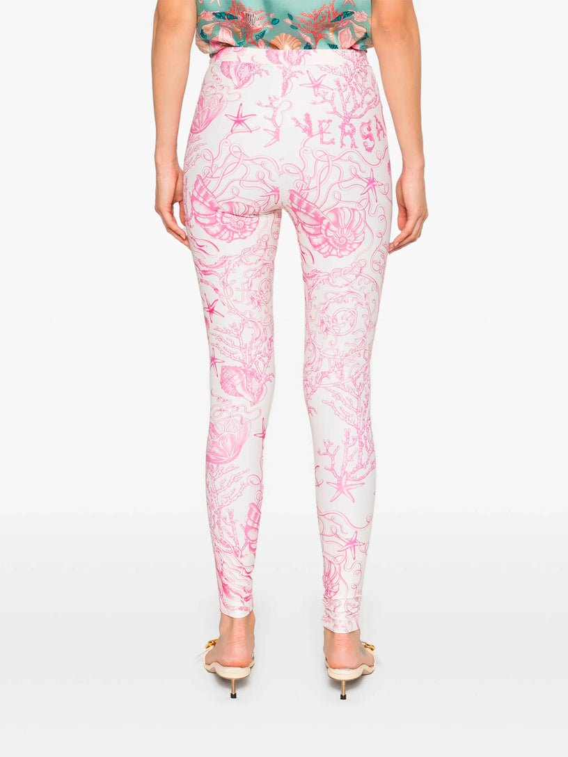 Baroque Underwater Lycra Leggings