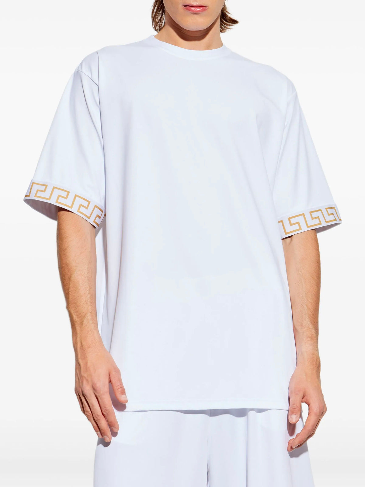 T-shirt with Greca motif