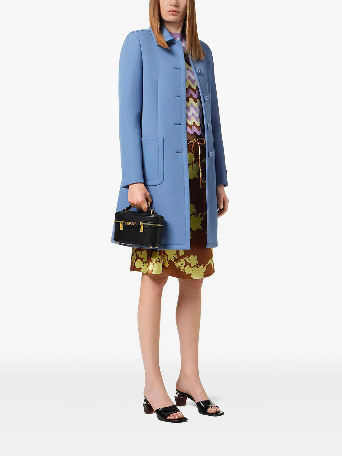 Versace Tag vanity crossbody bag