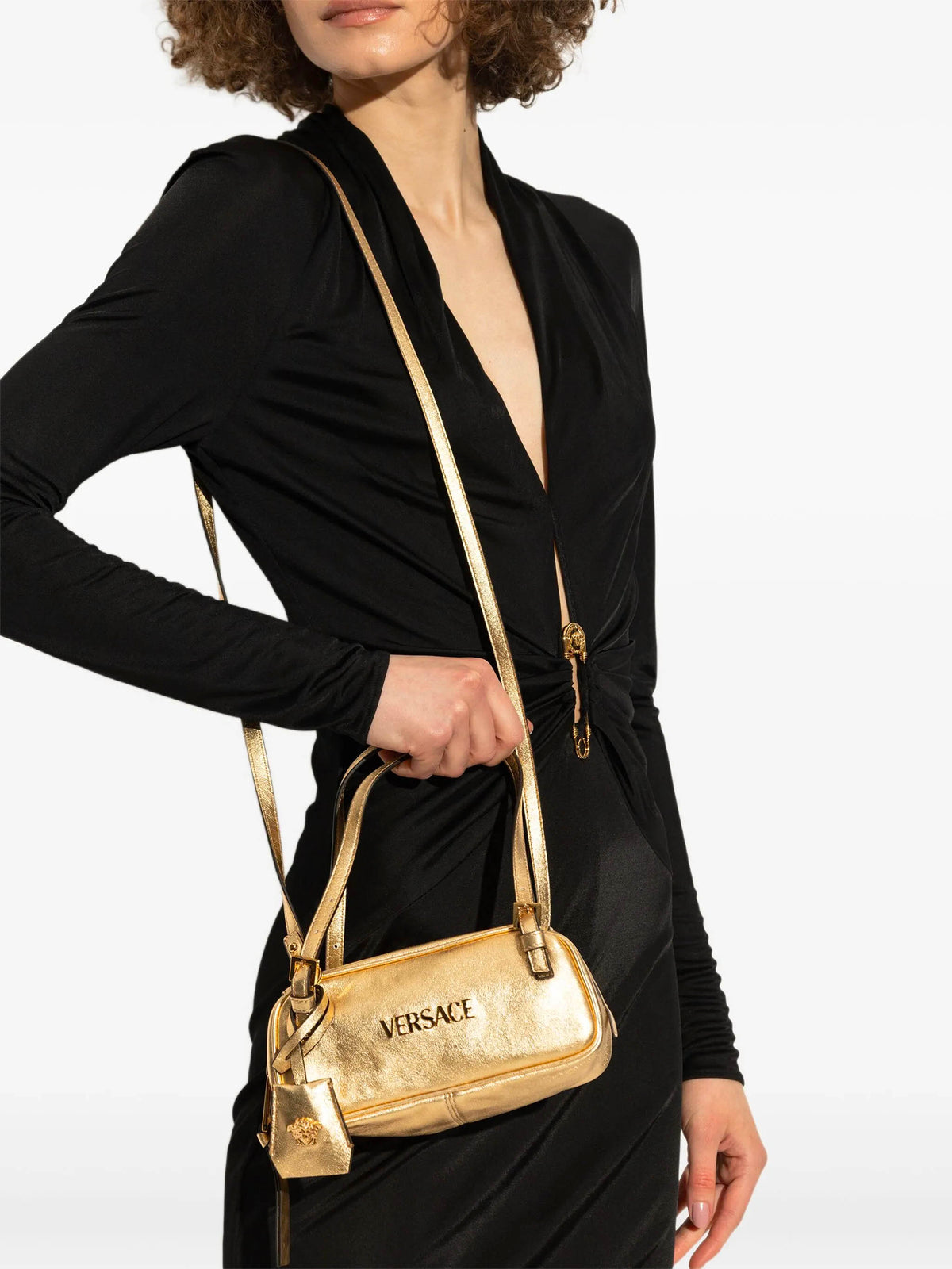 Versace Tag bowling mini bag