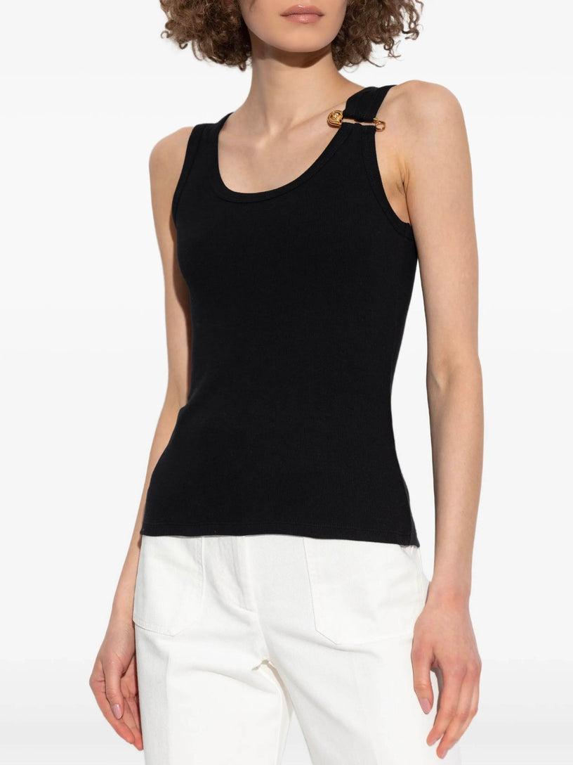 Safety Pin Ribbed Top
