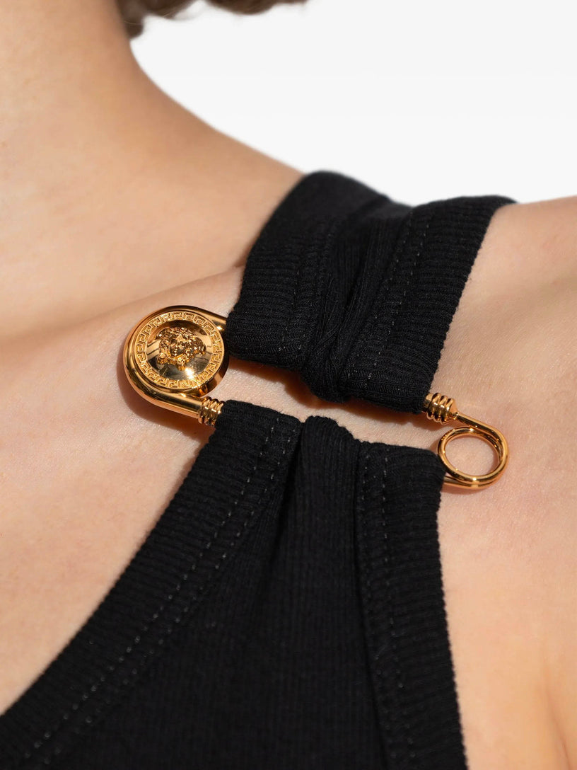 Safety Pin Ribbed Top