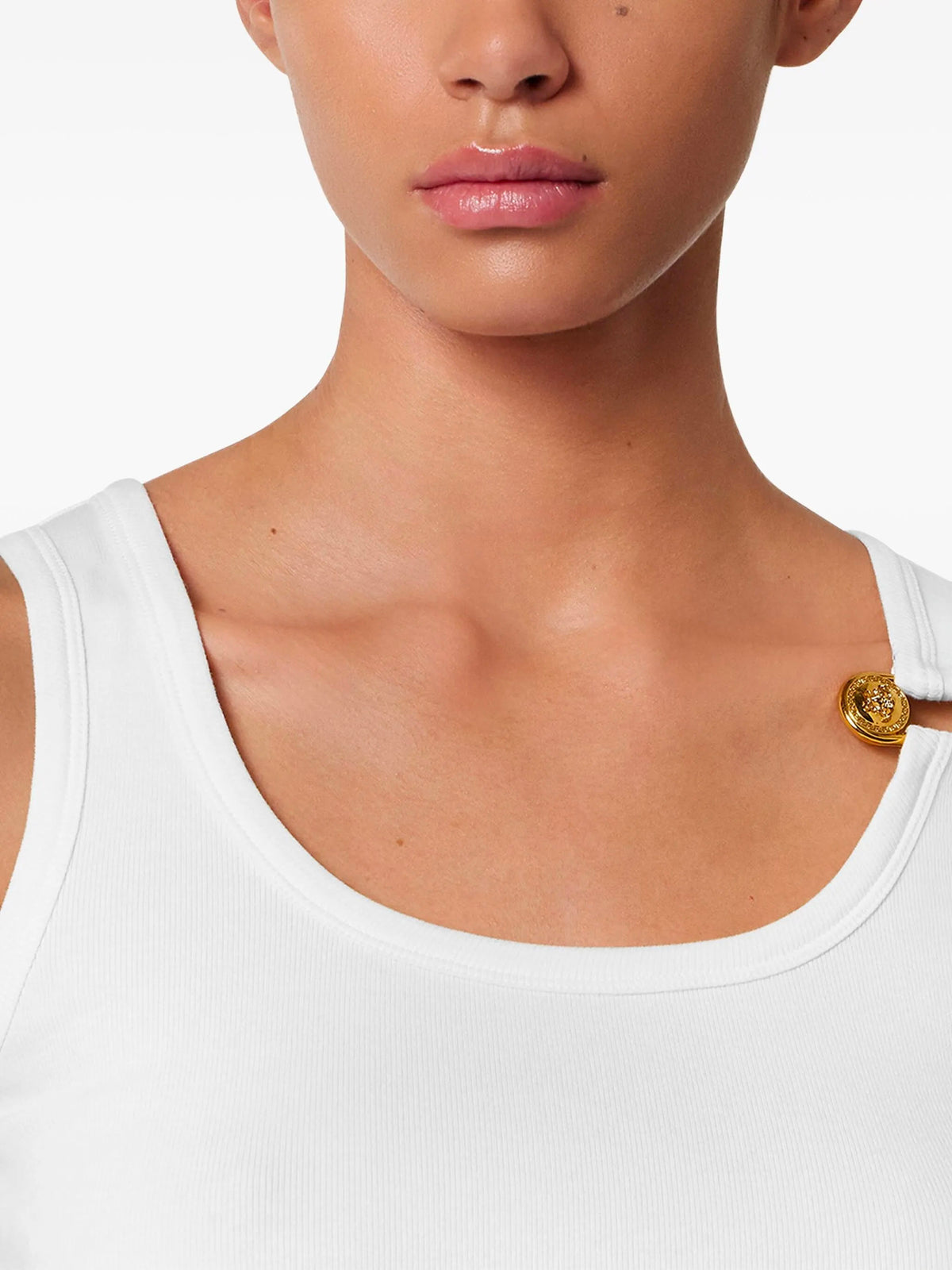 Safety Pin Ribbed Top