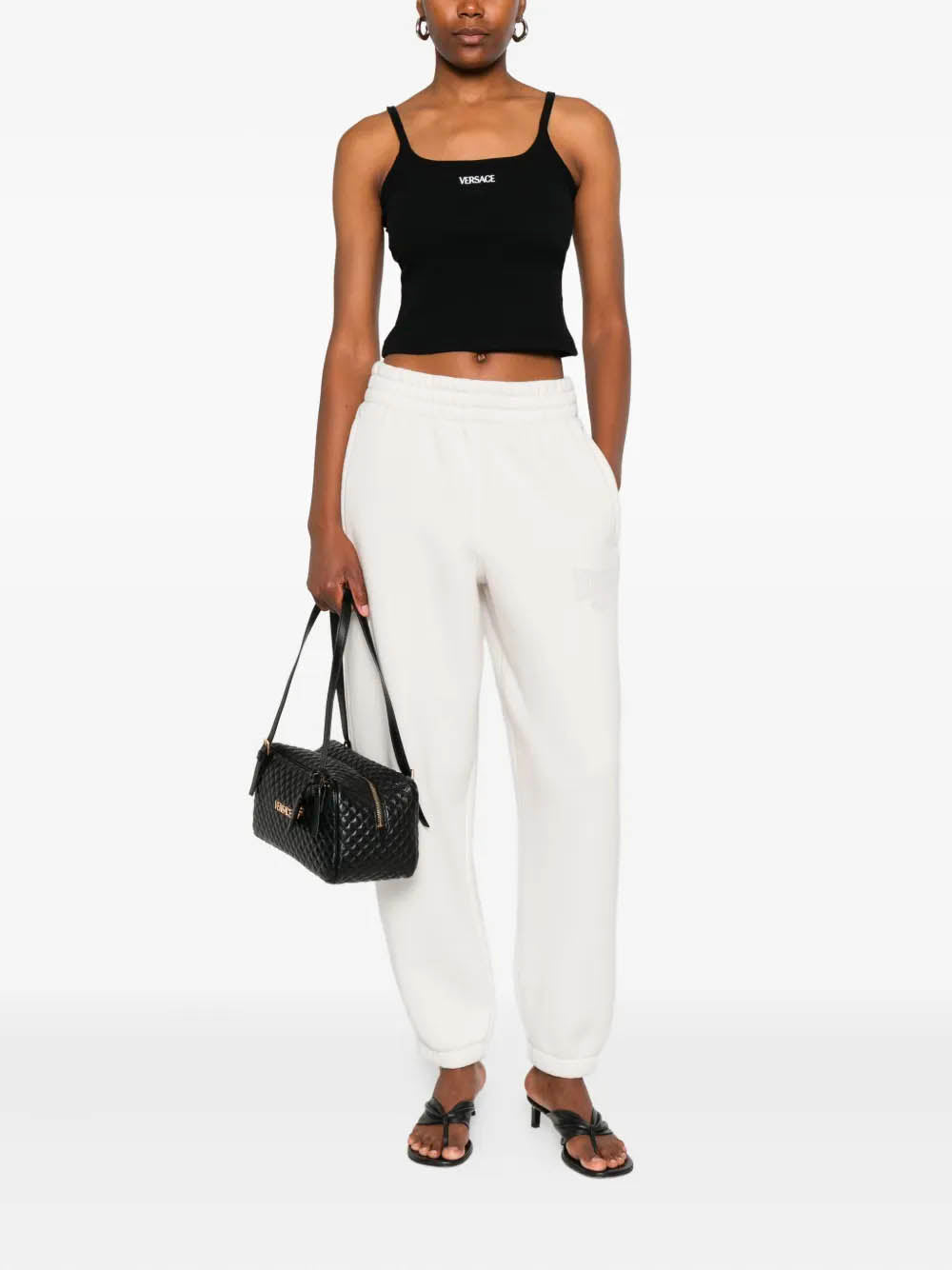 Logo Ribbed Tank Top