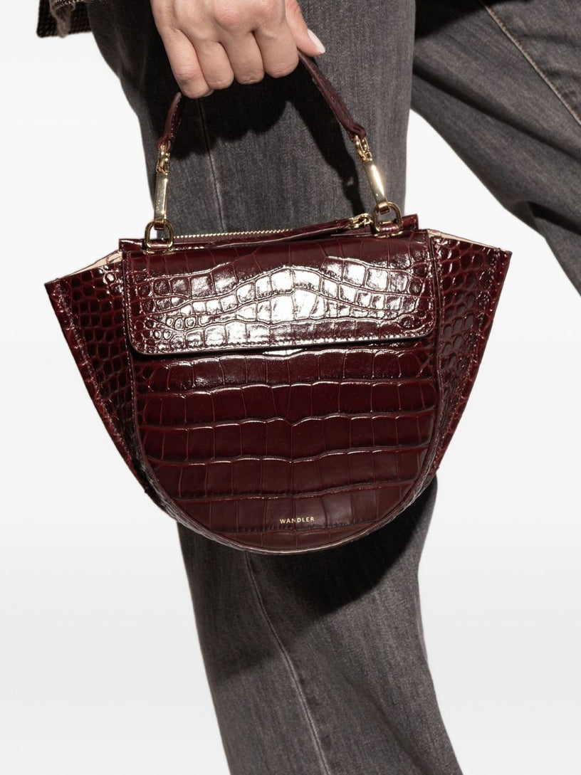 Mini Hortensia bag in croco