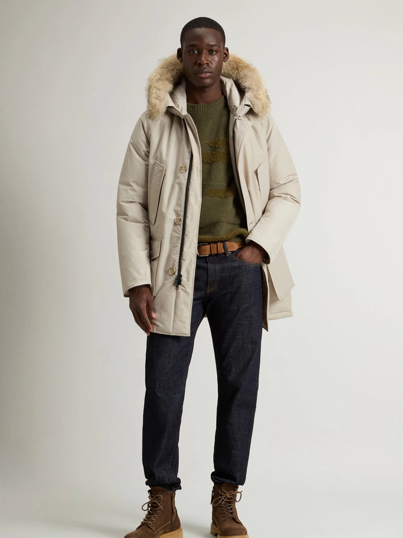 Arctic Parka in Ramar Cloth with removable fur