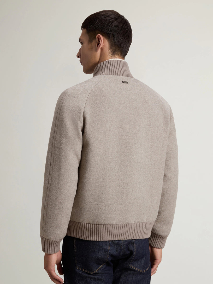 Miles Bomber in Wool Blend