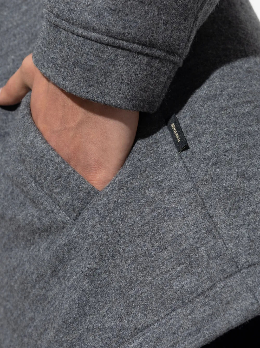 Wool knit jacket