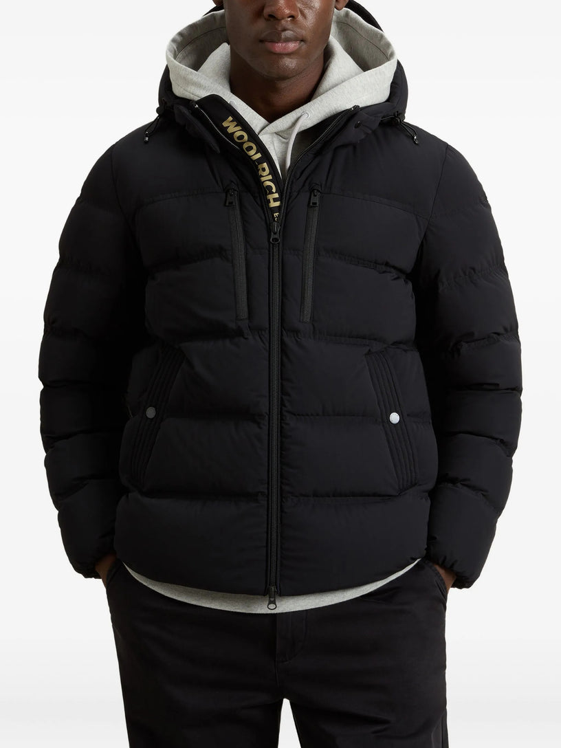 Stretch nylon down jacket