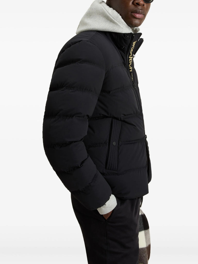 Stretch nylon down jacket