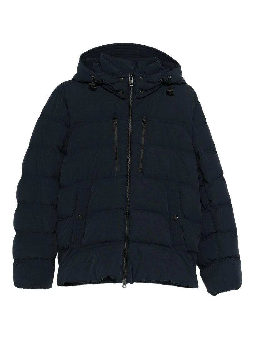 Stretch nylon down jacket