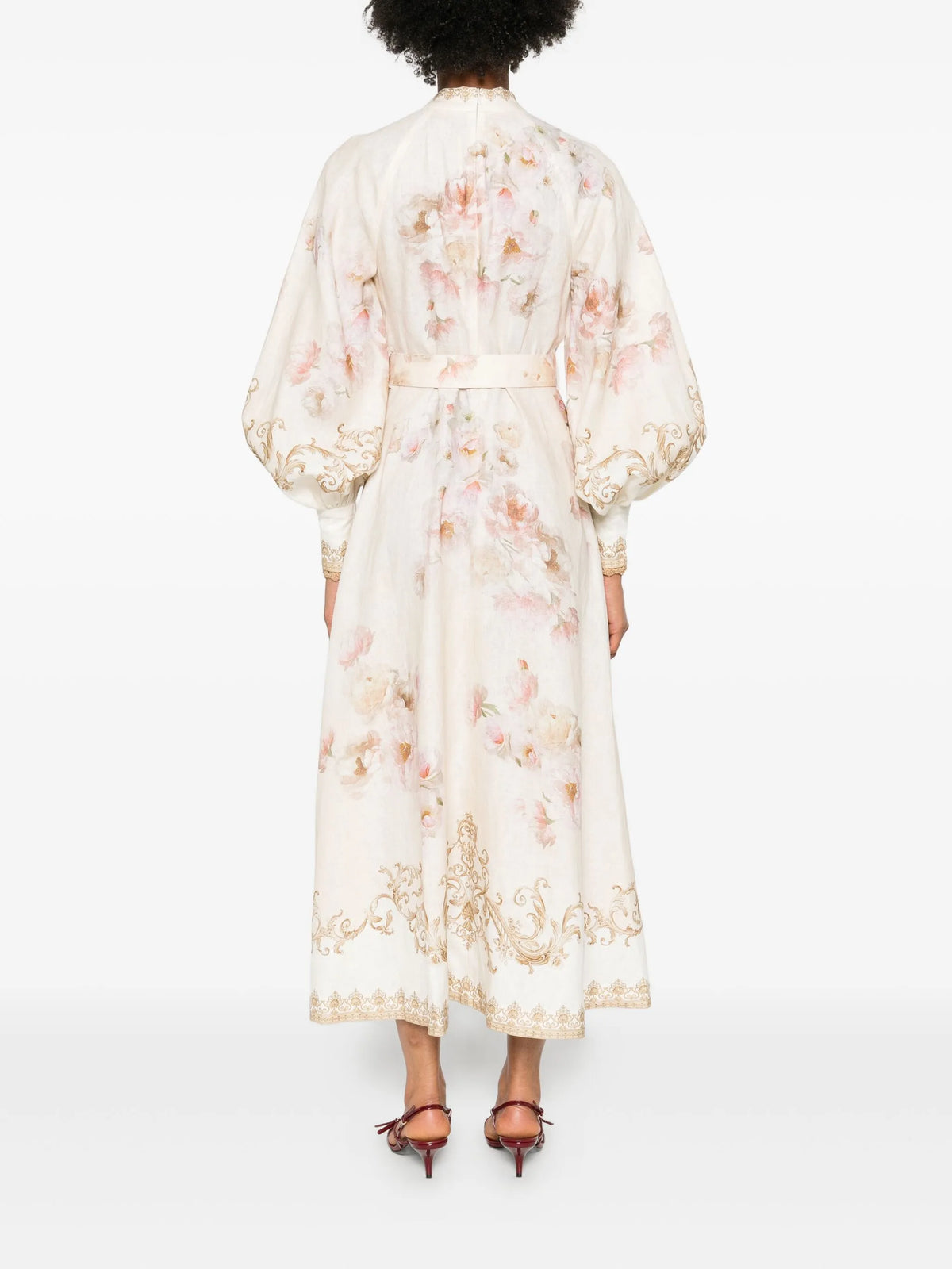Hypnotic Buttoned Midi Dress