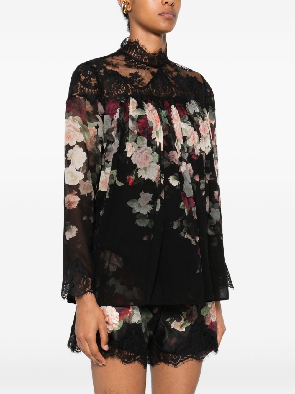 Hypnotic Lace Yoke Top