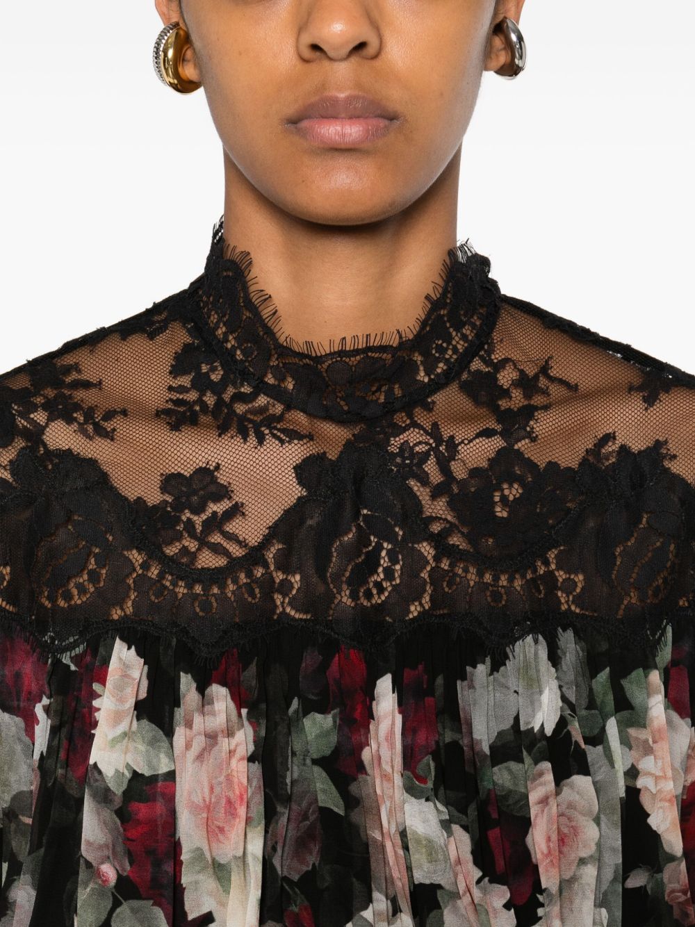 Hypnotic Lace Yoke Top