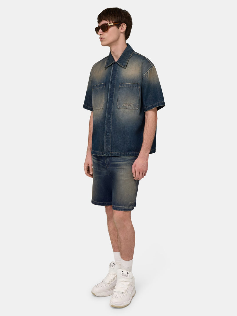 Denim shorts con coulisse