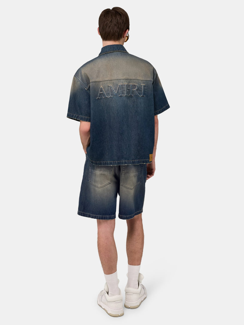 Denim shorts con coulisse