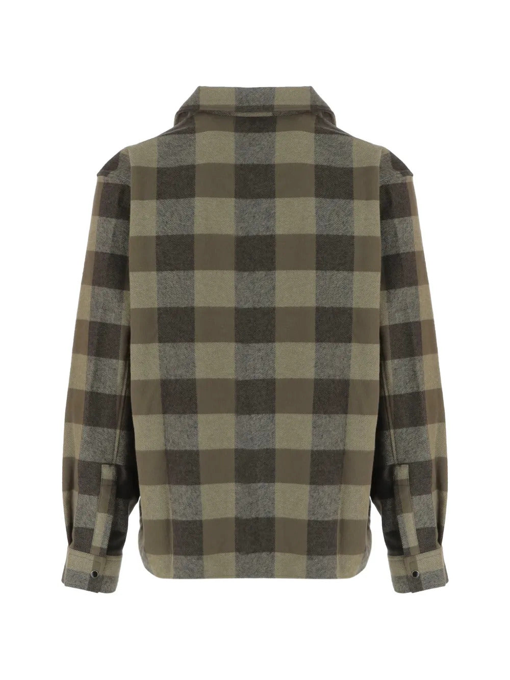 Camicia a quadri con logo