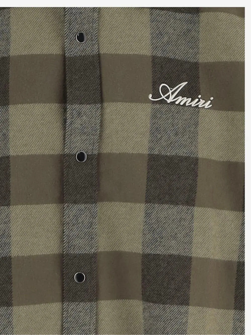 Camicia a quadri con logo