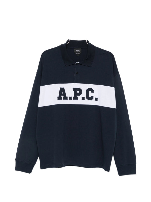 Long-sleeved polo shirt