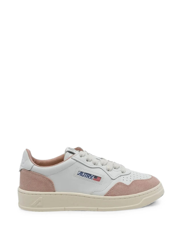 Sneakers medalist low in pelle e suede