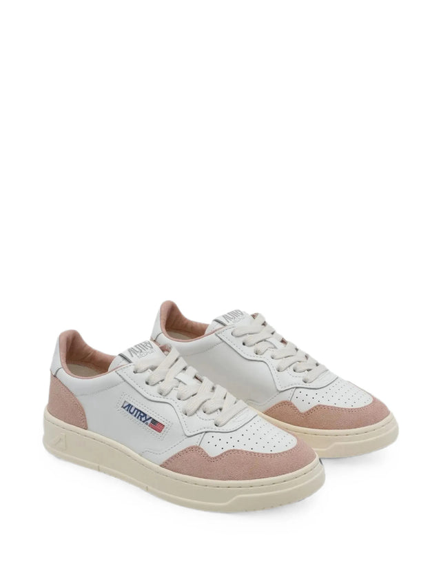 Sneakers medalist low in pelle e suede
