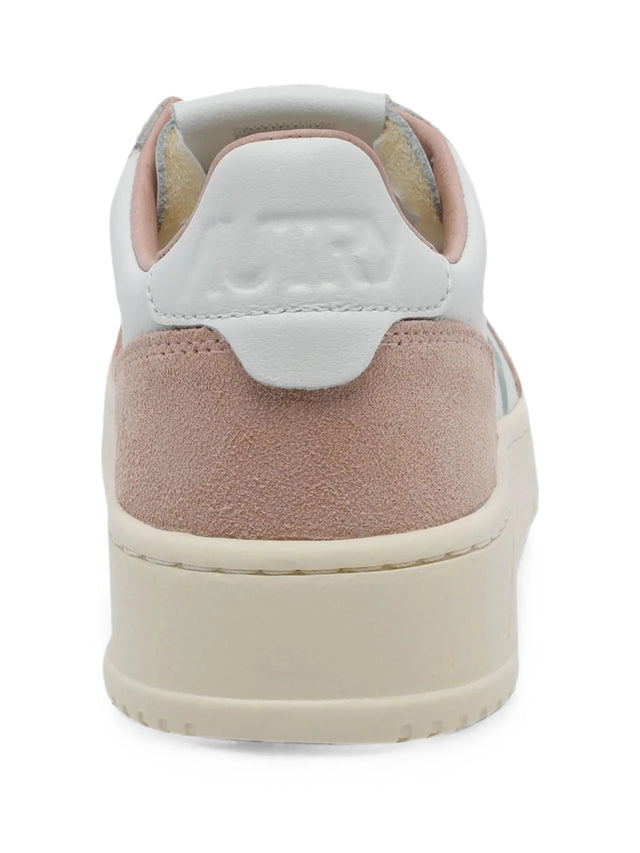 Medalist low sneakers in leather and suede