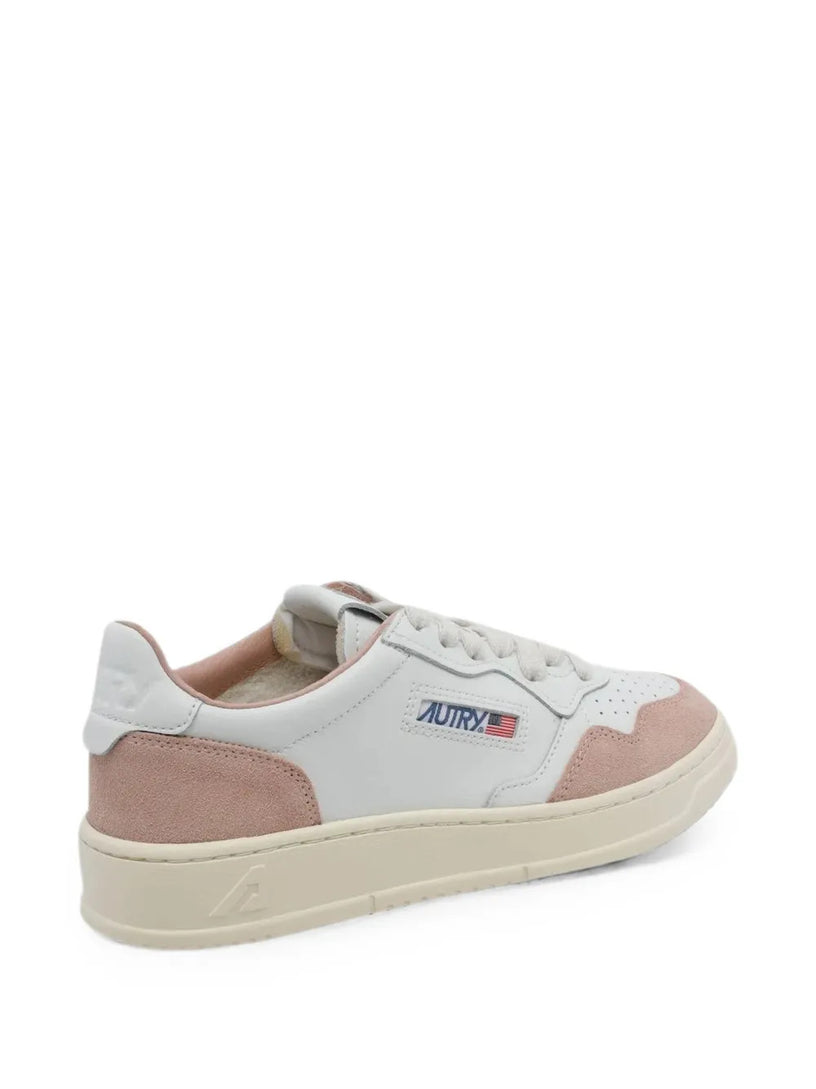 Sneakers medalist low in pelle e suede