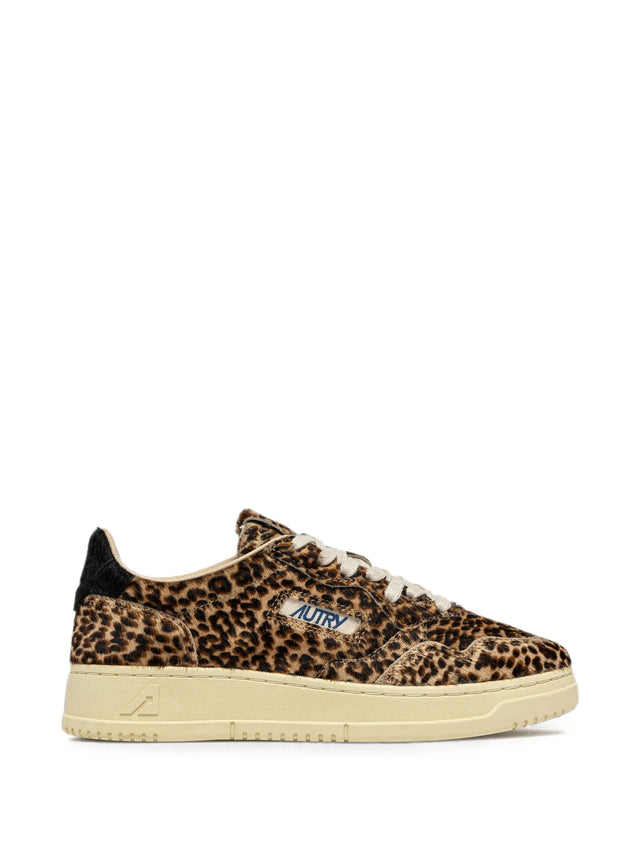 Sneakers medalist low leopardate