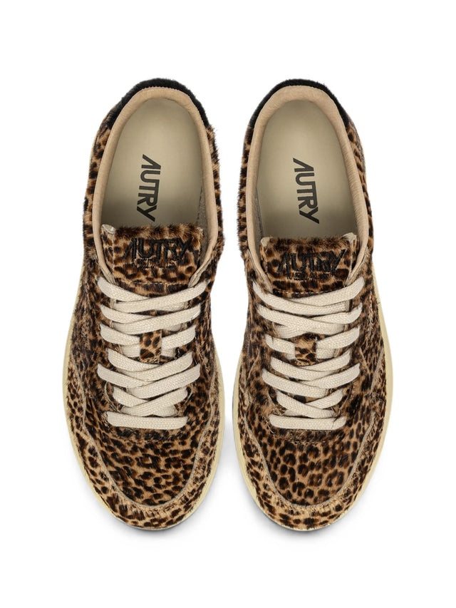 Sneakers medalist low leopardate
