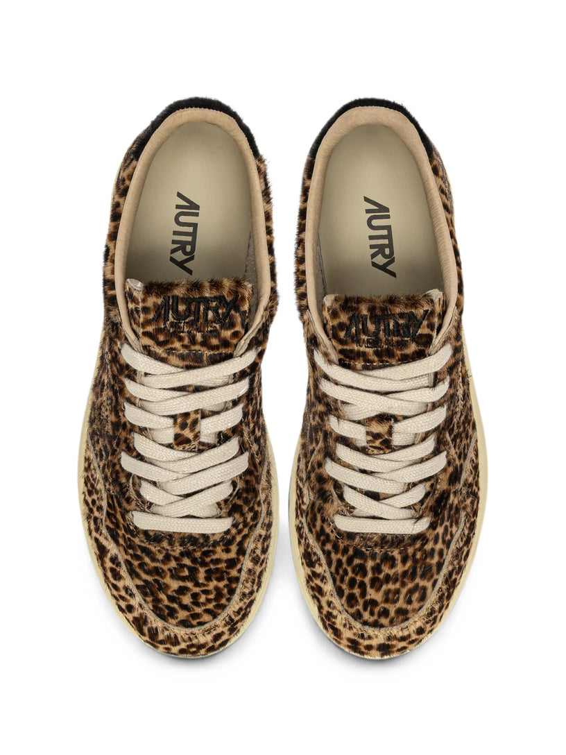 Sneakers medalist low leopardate