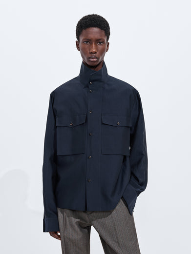 Camicia in seta e cotone