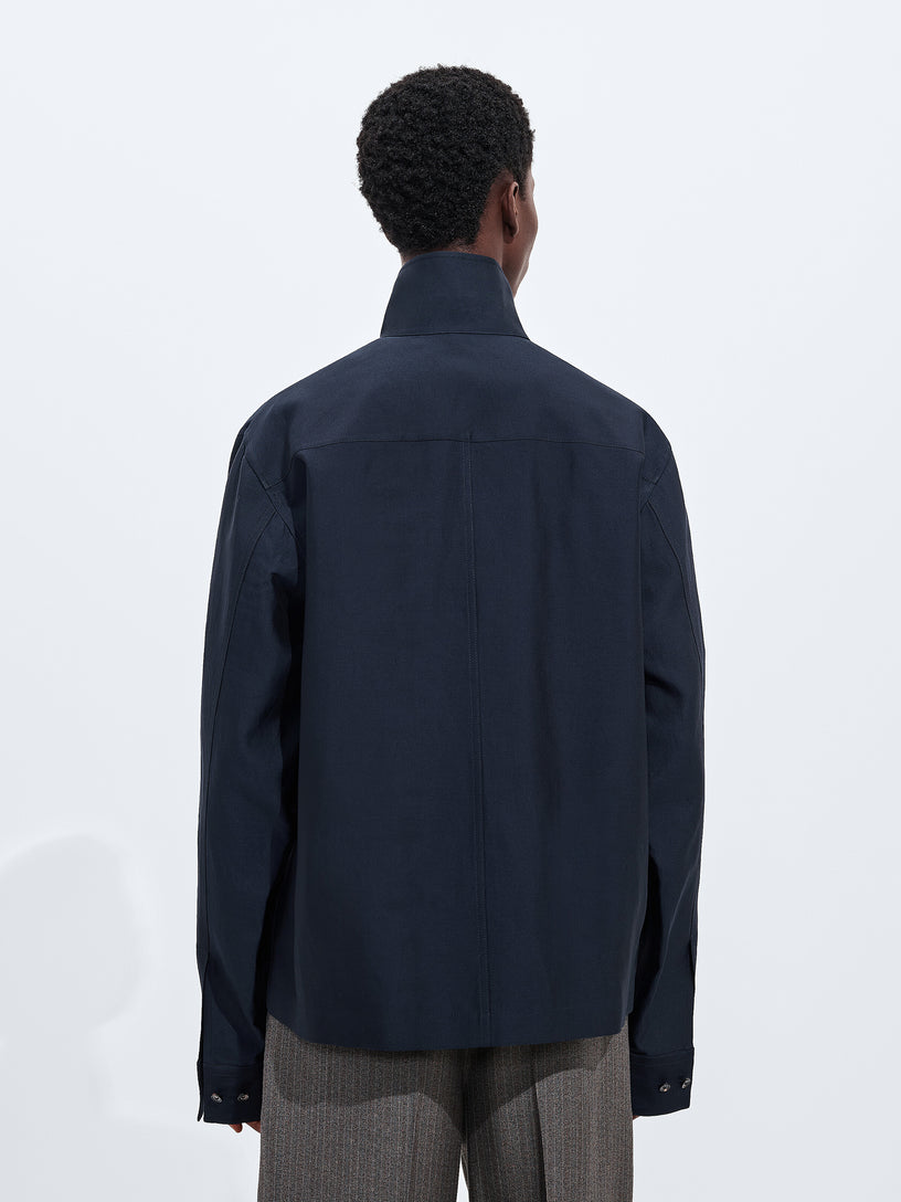 Camicia in seta e cotone