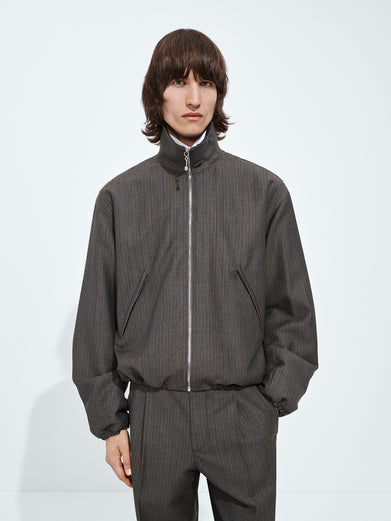 Giacca in lana e mohair