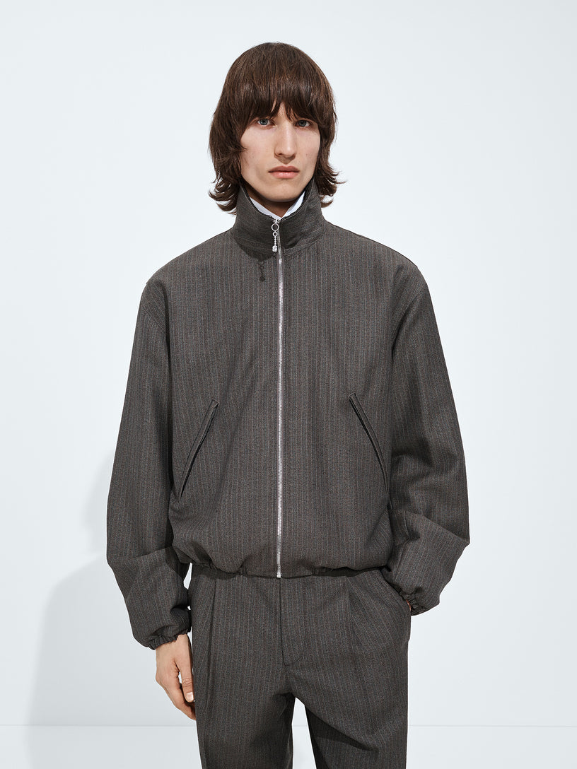 Giacca in lana e mohair