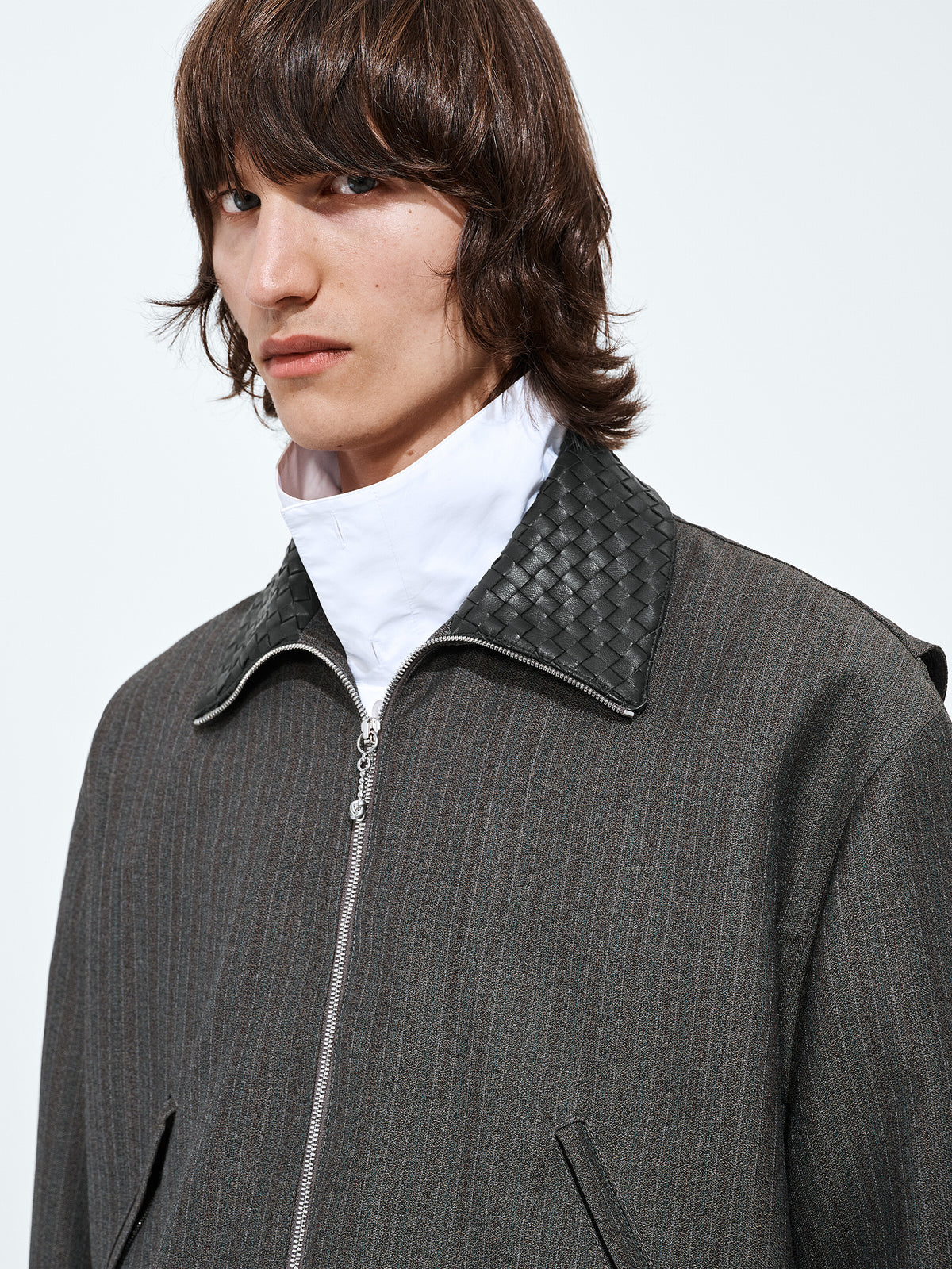 Giacca in lana e mohair