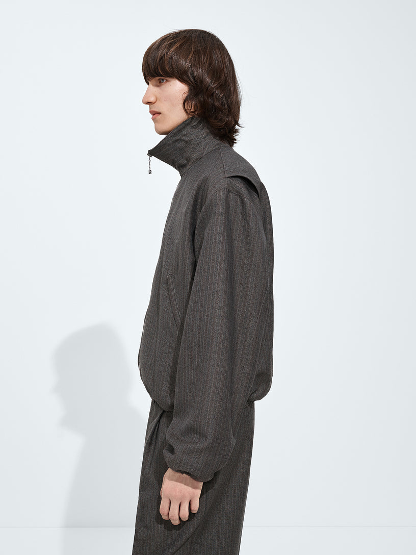 Giacca in lana e mohair
