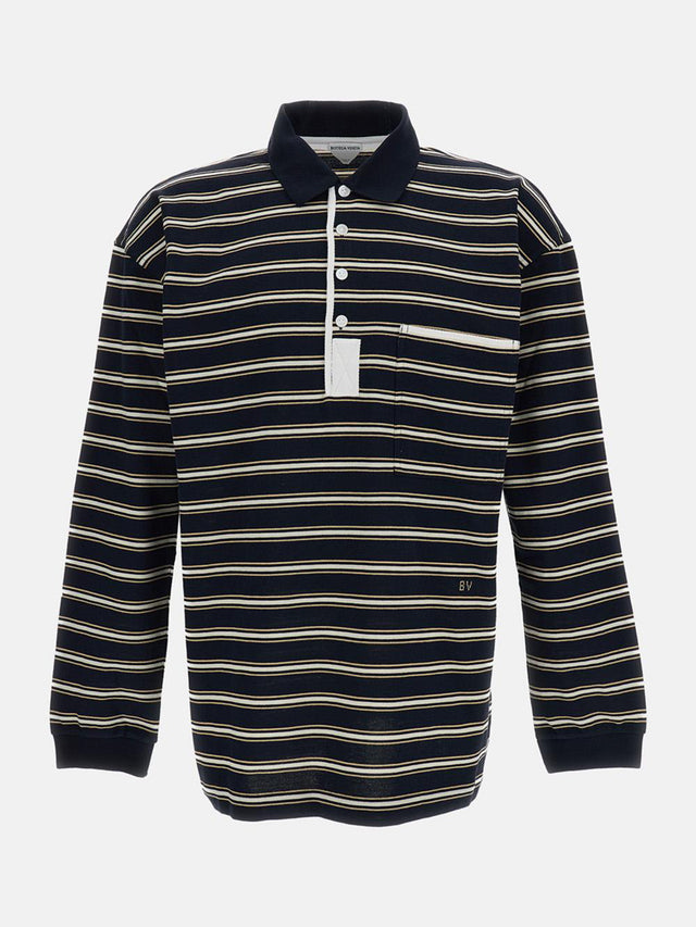 Polo in piquet a righe